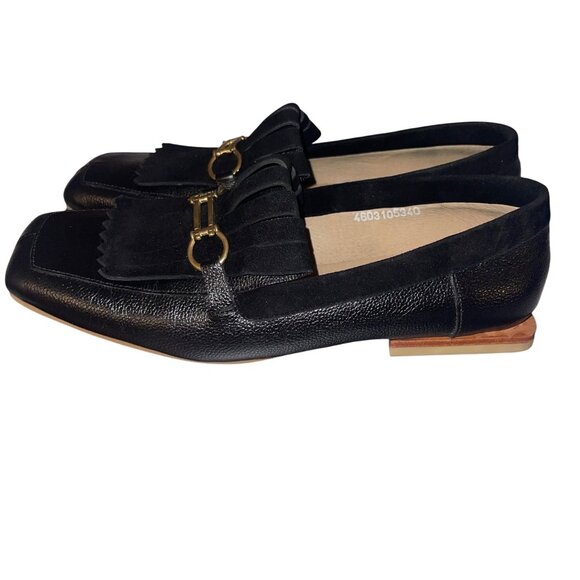 Stivali Womens Loafers  Size 9.5 Black New York Divinity Leather Casual - Picture 12 of 15